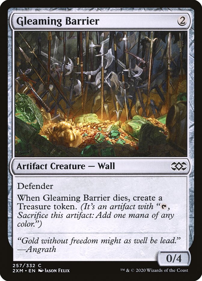 Gleaming Barrier [Double Masters] | Card Merchant Takapuna