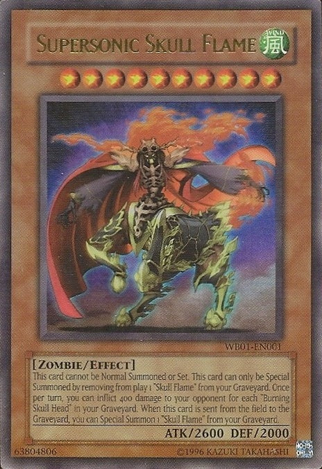 Supersonic Skull Flame [WB01-EN001] Super Rare | Card Merchant Takapuna