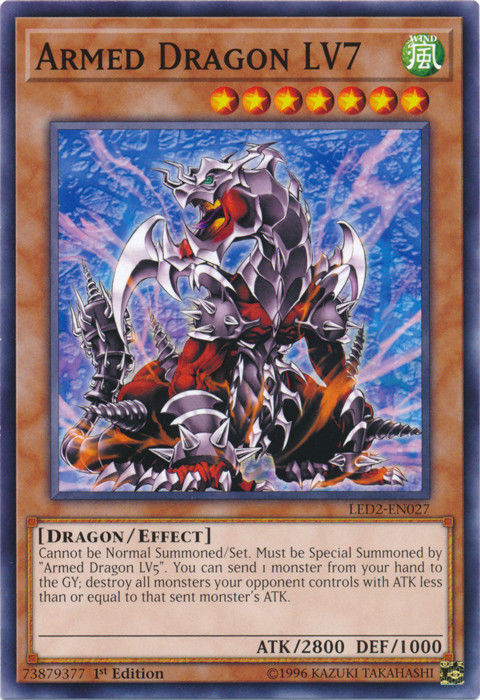 Armed Dragon LV7 [LED2-EN027] Common | Card Merchant Takapuna