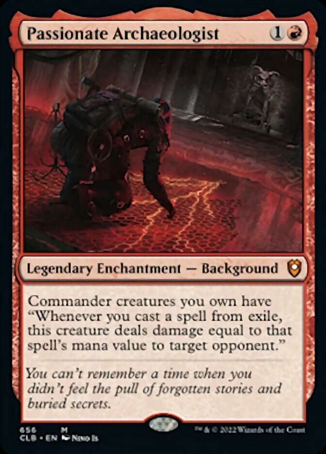 Passionate Archaeologist [Commander Legends: Battle for Baldur's Gate] | Card Merchant Takapuna