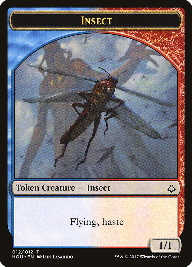 Champion of Wits // Insect Double-Sided Token [Hour of Devastation Tokens] | Card Merchant Takapuna