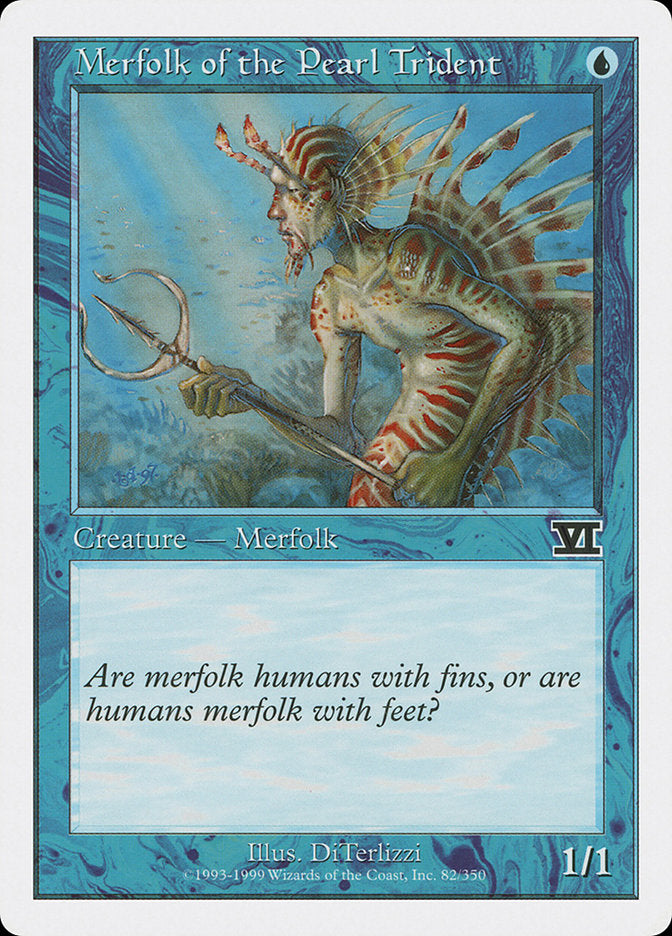 Merfolk of the Pearl Trident [Classic Sixth Edition] | Card Merchant Takapuna