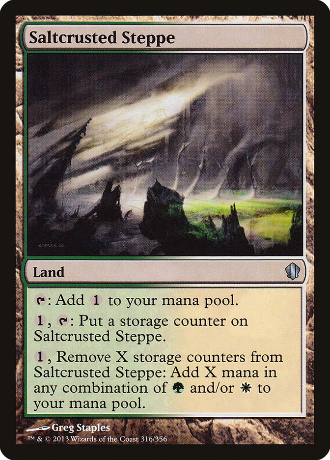 Saltcrusted Steppe [Commander 2013] | Card Merchant Takapuna