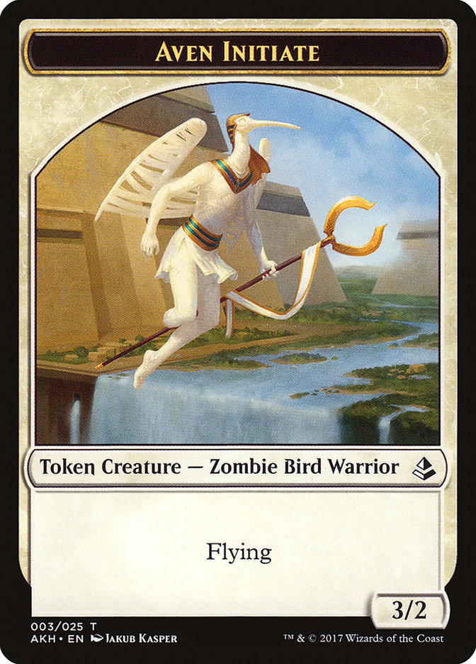 Aven Initiate Token [Amonkhet Tokens] | Card Merchant Takapuna