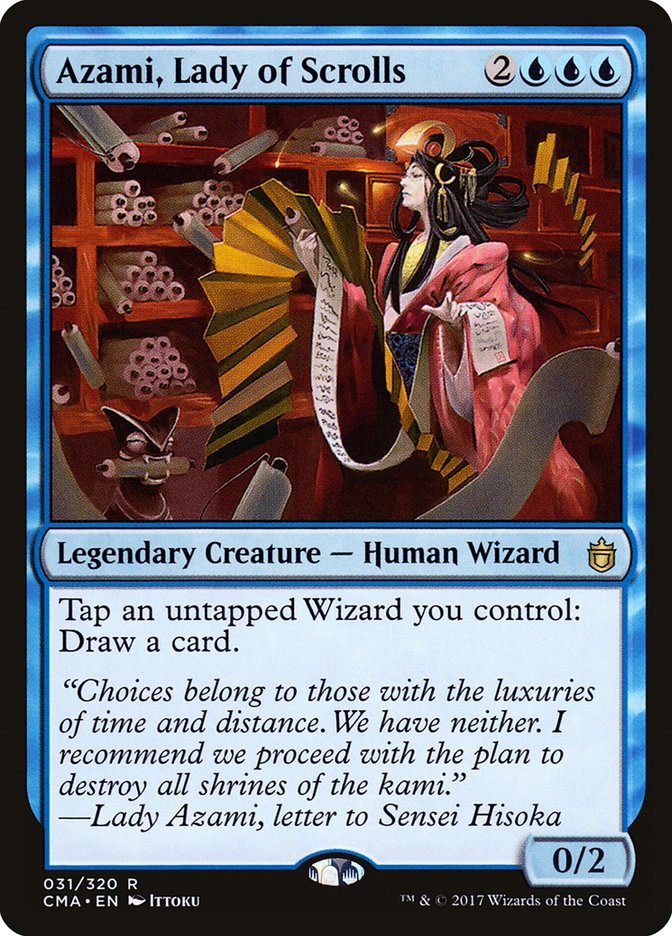 Azami, Lady of Scrolls [Commander Anthology] | Card Merchant Takapuna