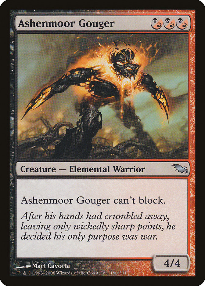 Ashenmoor Gouger [Shadowmoor] | Card Merchant Takapuna