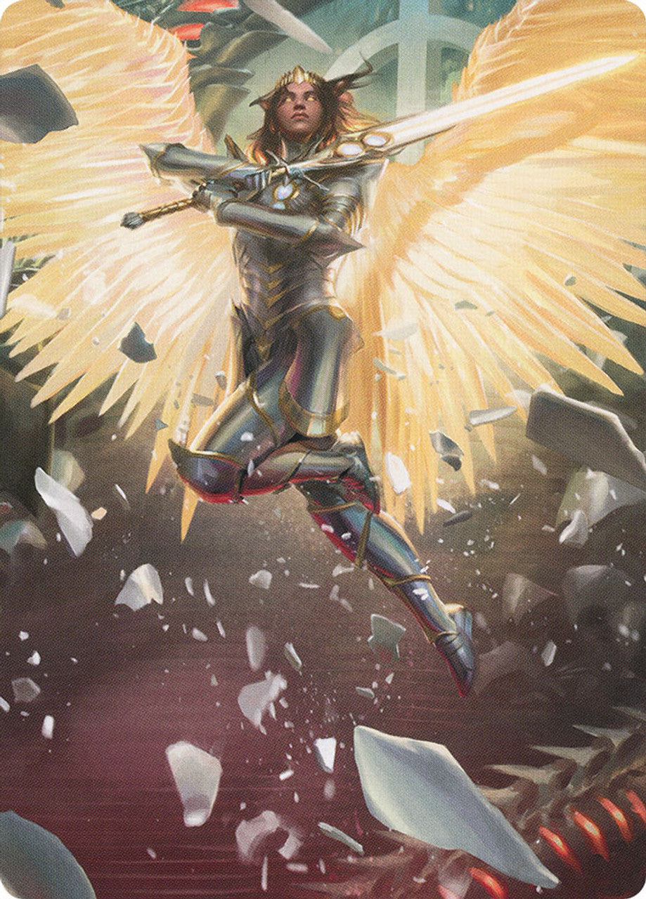 Archangel Elspeth Art Card [March of the Machine Art Series] | Card Merchant Takapuna