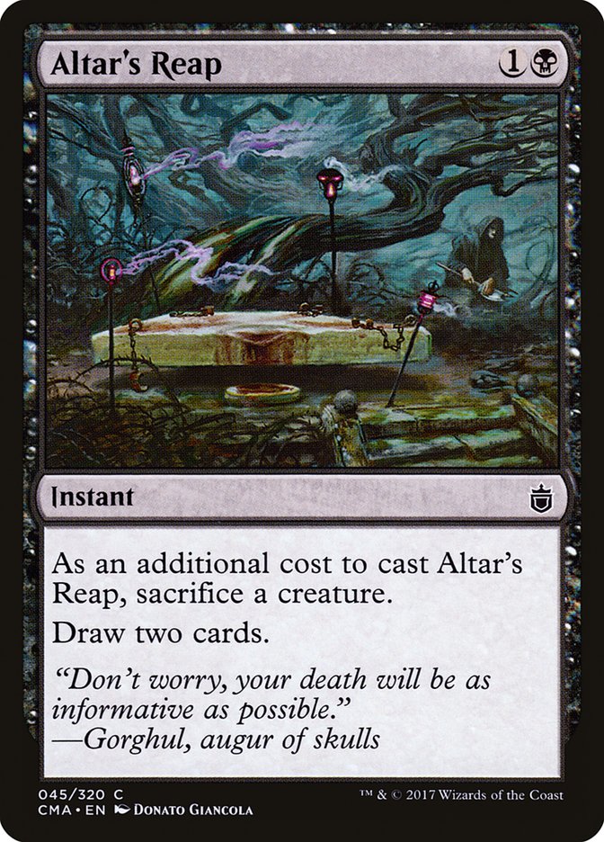 Altar's Reap [Commander Anthology] | Card Merchant Takapuna