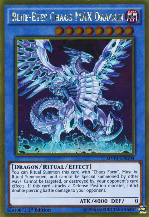 Blue-Eyes Chaos MAX Dragon [MVP1-ENG04] Gold Rare | Card Merchant Takapuna