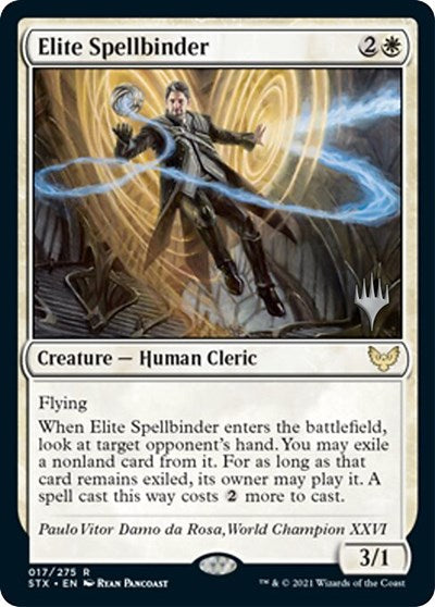 Elite Spellbinder (Promo Pack) [Strixhaven: School of Mages Promos] | Card Merchant Takapuna