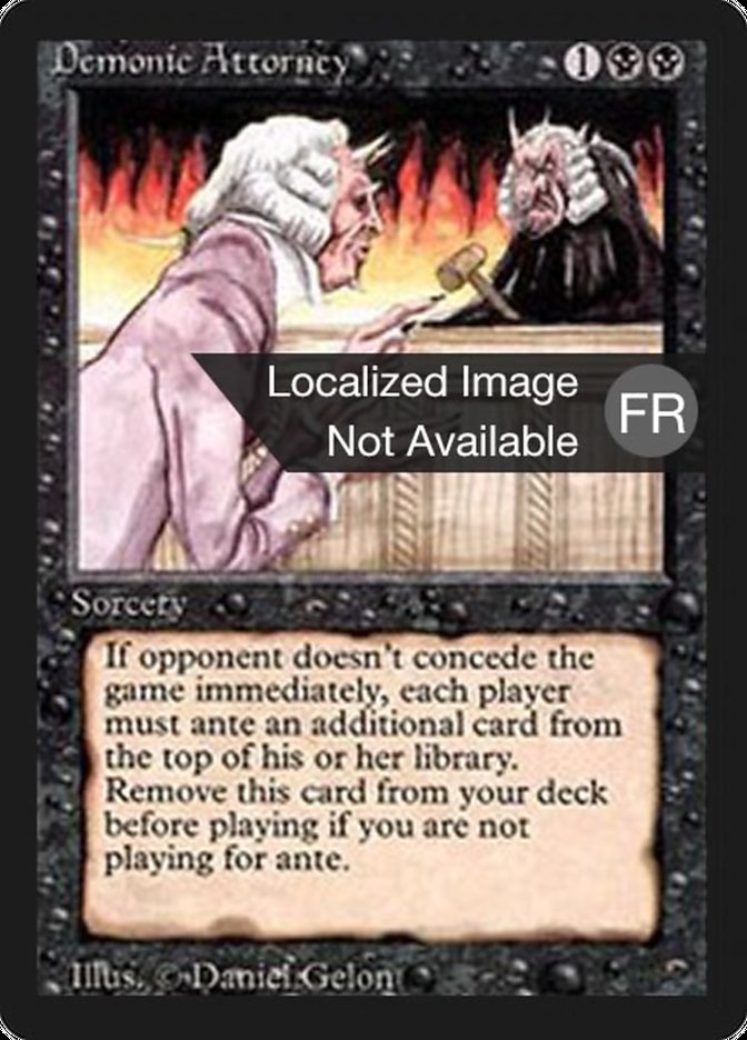 Demonic Attorney [Foreign Black Border] | Card Merchant Takapuna