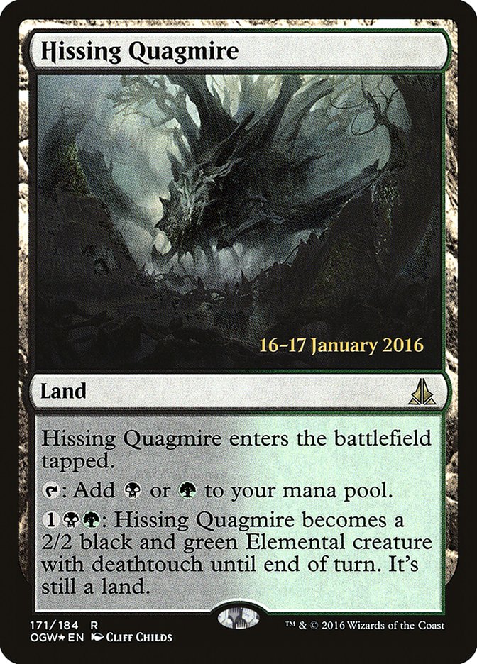 Hissing Quagmire [Oath of the Gatewatch Prerelease Promos] | Card Merchant Takapuna