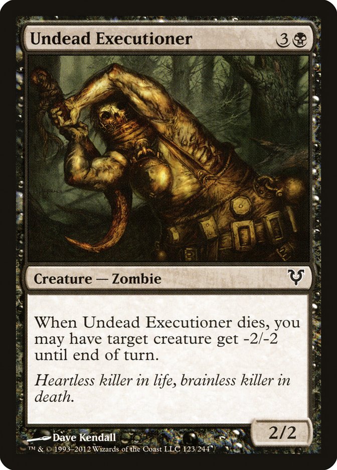 Undead Executioner [Avacyn Restored] | Card Merchant Takapuna