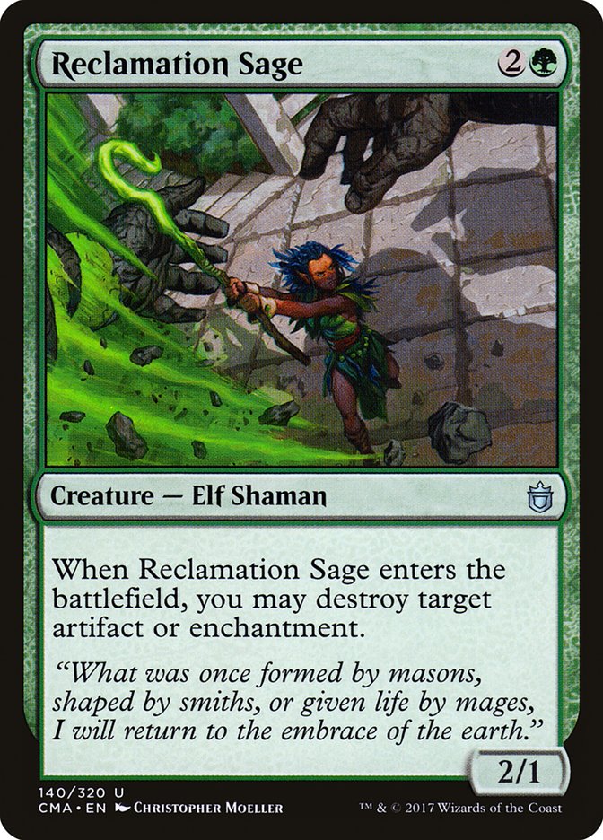 Reclamation Sage [Commander Anthology] | Card Merchant Takapuna