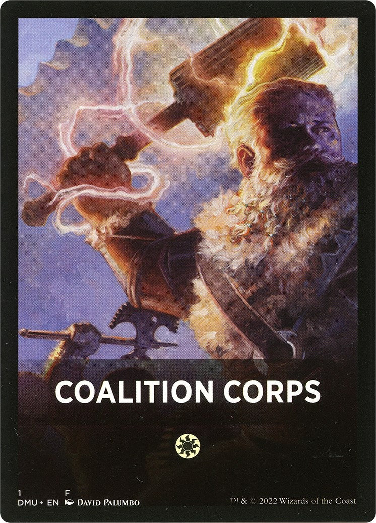 Coalition Corps Theme Card [Dominaria United Tokens] | Card Merchant Takapuna