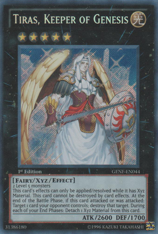 Tiras, Keeper of Genesis [GENF-EN044] Secret Rare | Card Merchant Takapuna