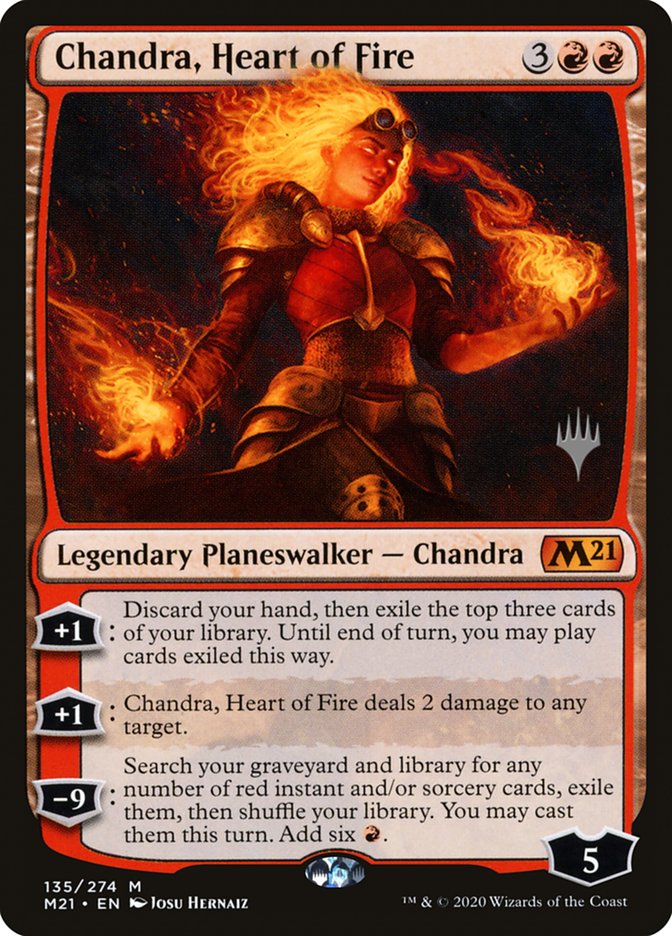 Chandra, Heart of Fire (Promo Pack) [Core Set 2021 Promos] | Card Merchant Takapuna