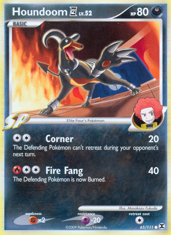 Houndoom (65/111) [Platinum: Rising Rivals] | Card Merchant Takapuna