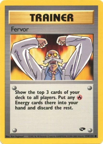 Fervor (124/132) [Gym Challenge Unlimited] | Card Merchant Takapuna