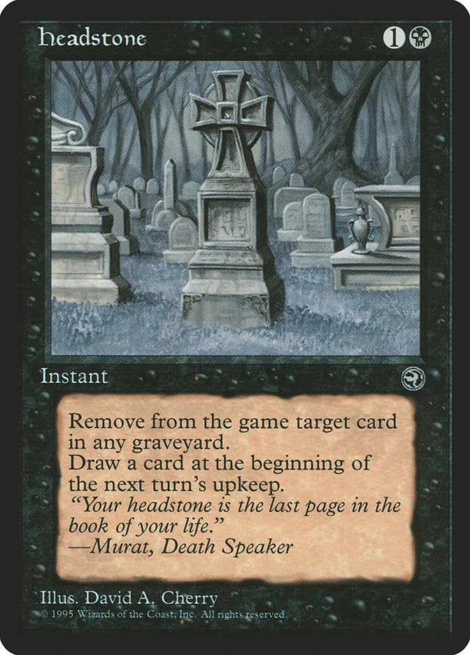 Headstone [Homelands] | Card Merchant Takapuna