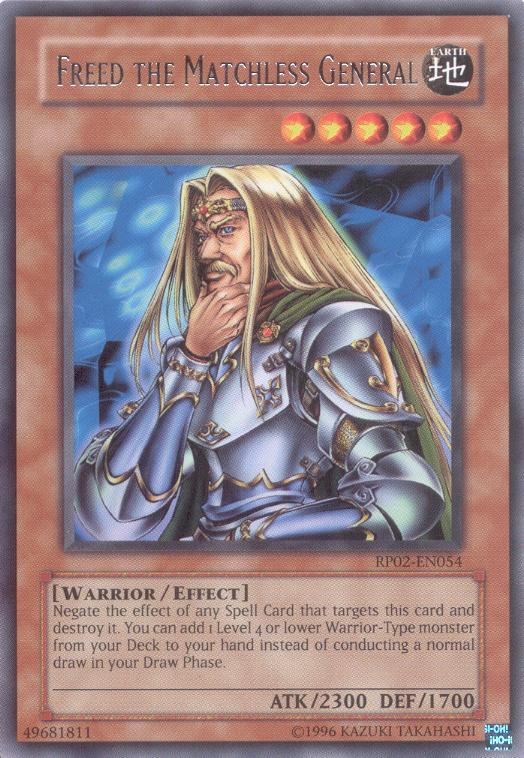 Freed the Matchless General [RP02-EN054] Rare | Card Merchant Takapuna