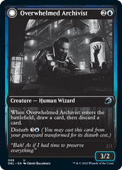 Overwhelmed Archivist // Archive Haunt [Innistrad: Double Feature] | Card Merchant Takapuna