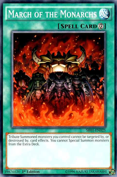 March of the Monarchs [SR01-EN025] Common | Card Merchant Takapuna