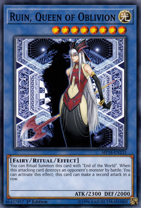 Ruin, Queen of Oblivion [MP18-EN231] Common | Card Merchant Takapuna