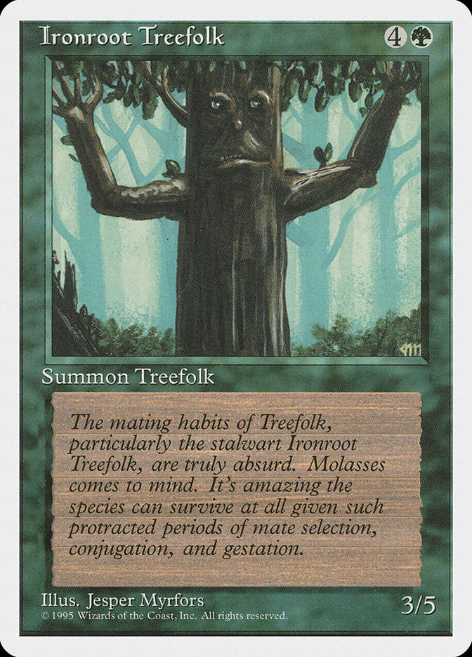 Ironroot Treefolk [Fourth Edition] | Card Merchant Takapuna