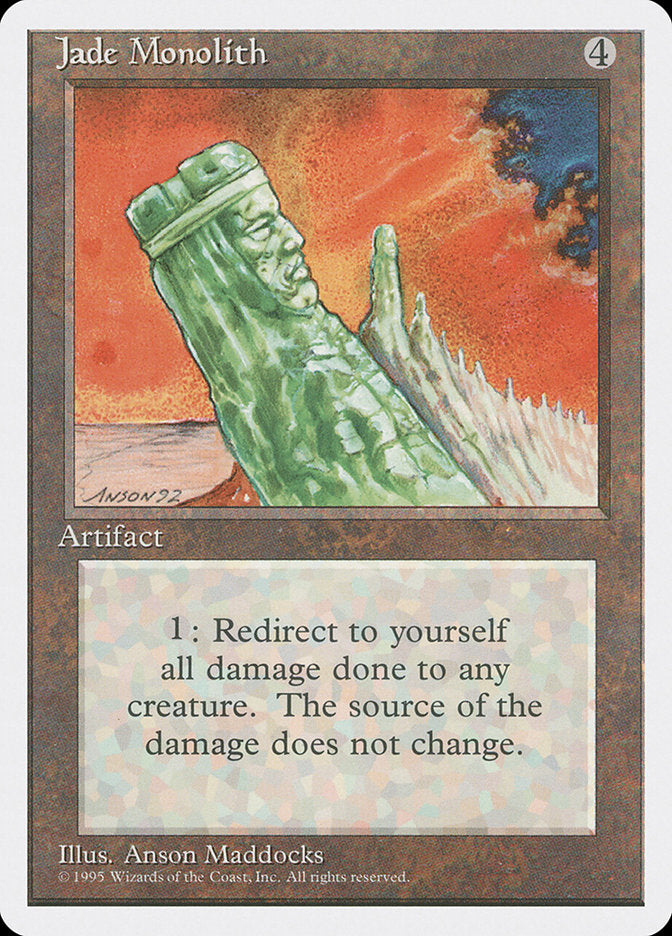 Jade Monolith [Fourth Edition] | Card Merchant Takapuna