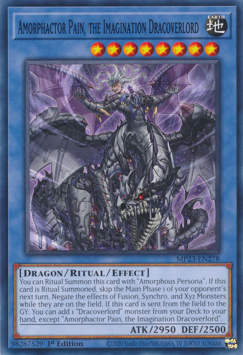 Amorphactor Pain, the Imagination Dracoverlord [MP23-EN278] Common | Card Merchant Takapuna