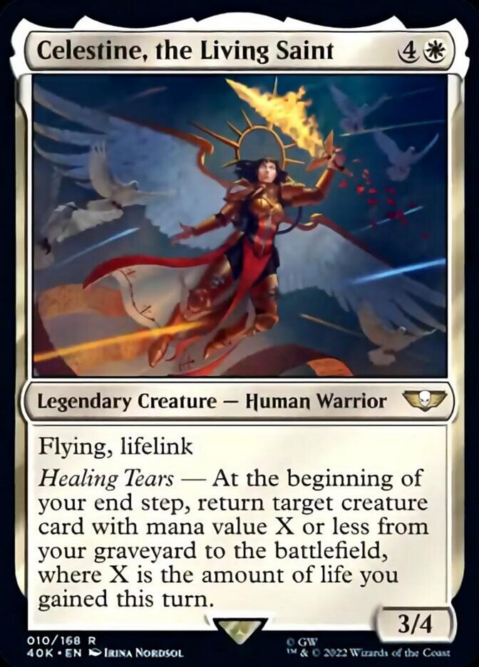 Celestine, the Living Saint [Warhammer 40,000] | Card Merchant Takapuna