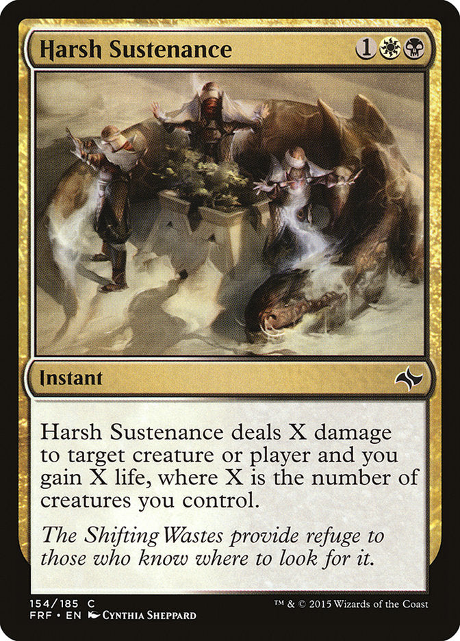 Harsh Sustenance [Fate Reforged] | Card Merchant Takapuna