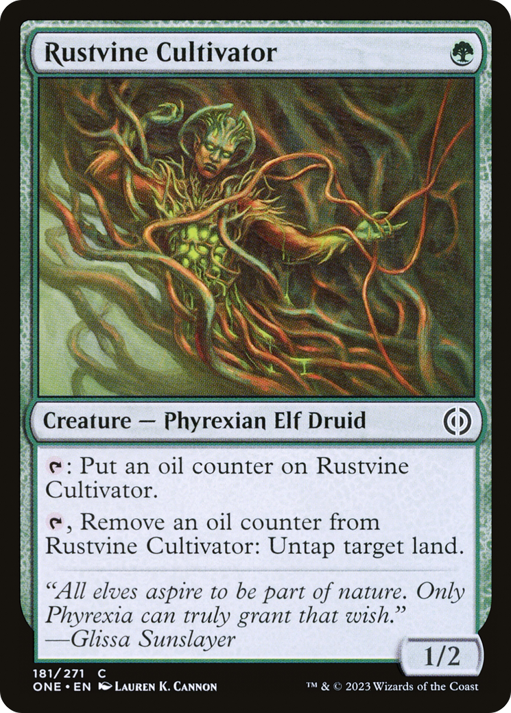 Rustvine Cultivator [Phyrexia: All Will Be One] | Card Merchant Takapuna