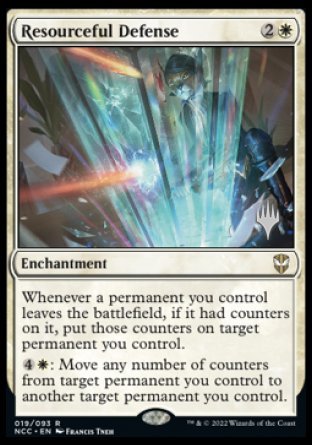 Resourceful Defense (Promo Pack) [Streets of New Capenna Commander Promos] | Card Merchant Takapuna