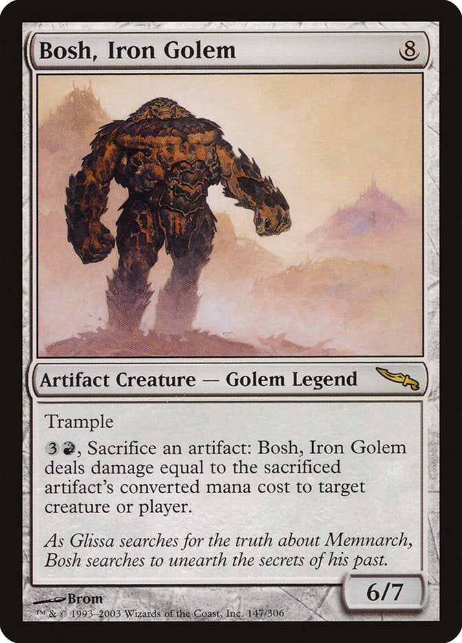 Bosh, Iron Golem [Mirrodin] | Card Merchant Takapuna