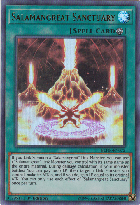 Salamangreat Sanctuary [BLHR-EN072] Ultra Rare | Card Merchant Takapuna