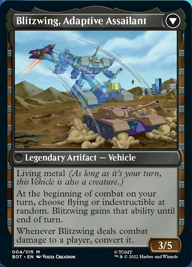 Blitzwing, Cruel Tormentor // Blitzwing, Adaptive Assailant [Transformers] | Card Merchant Takapuna