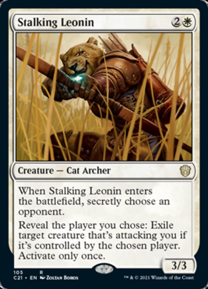 Stalking Leonin [Commander 2021] | Card Merchant Takapuna