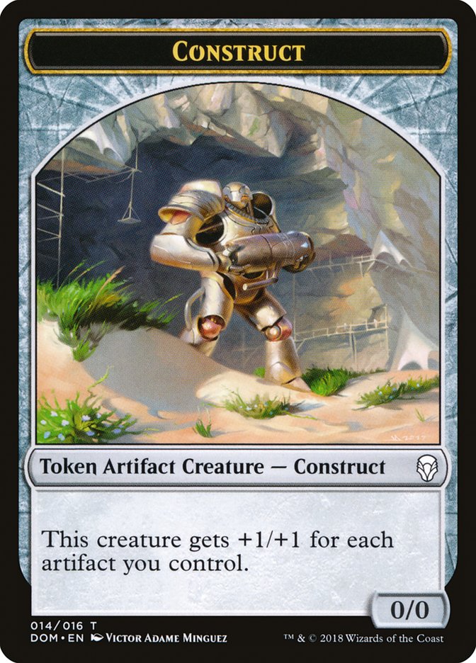 Construct Token [Dominaria Tokens] | Card Merchant Takapuna