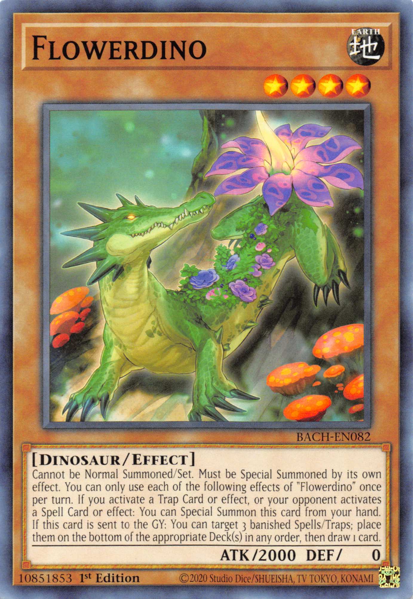 Flowerdino [BACH-EN082] Common | Card Merchant Takapuna