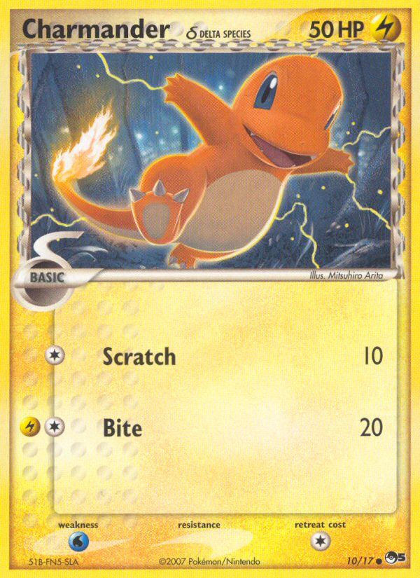 Charmander (10/17) (Delta Species) [POP Series 5] | Card Merchant Takapuna