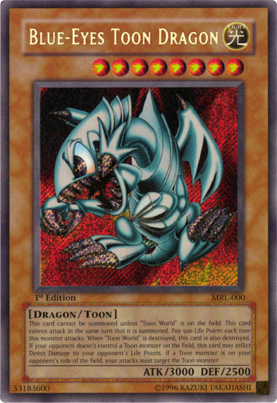 Blue-Eyes Toon Dragon [MRL-000] Secret Rare | Card Merchant Takapuna