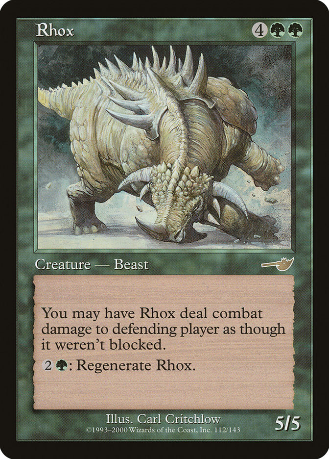 Rhox [Nemesis] | Card Merchant Takapuna