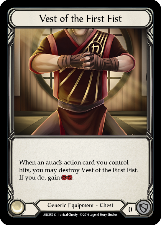 Vest of the First Fist [ARC152-C] (Arcane Rising)  1st Edition Normal | Card Merchant Takapuna