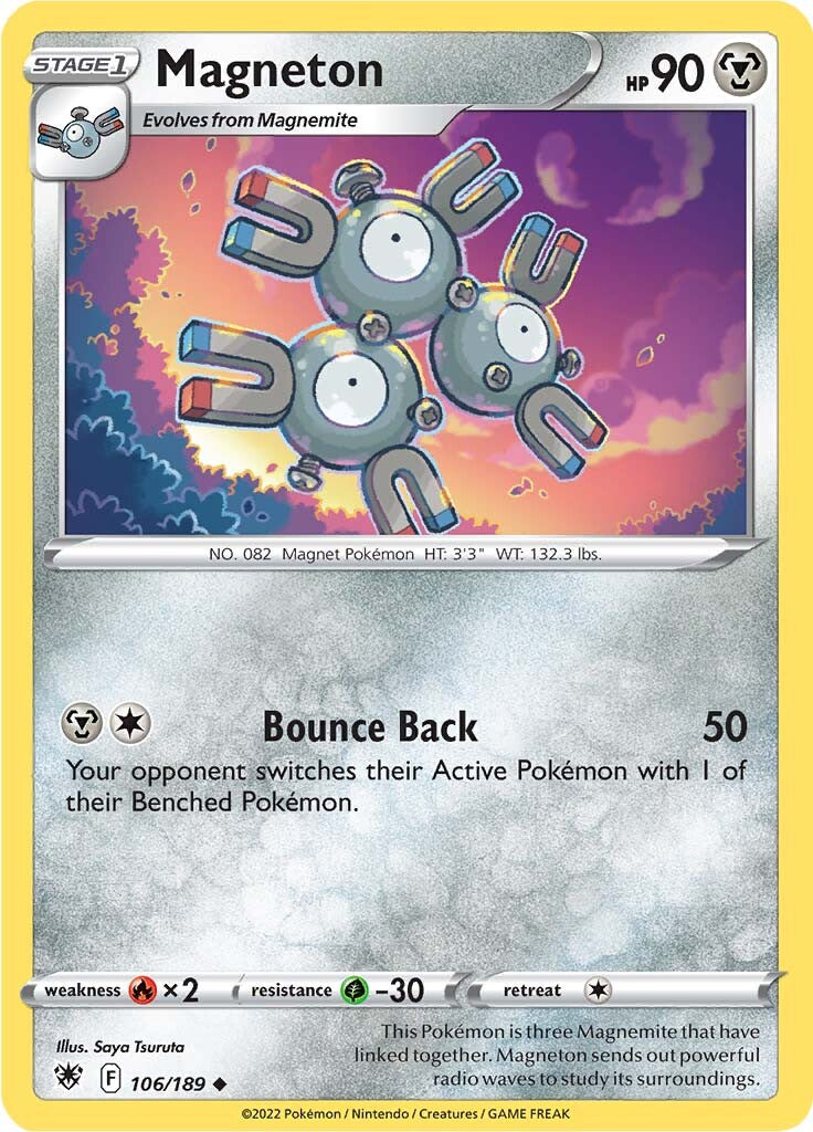 Magneton (106/189) [Sword & Shield: Astral Radiance] | Card Merchant Takapuna