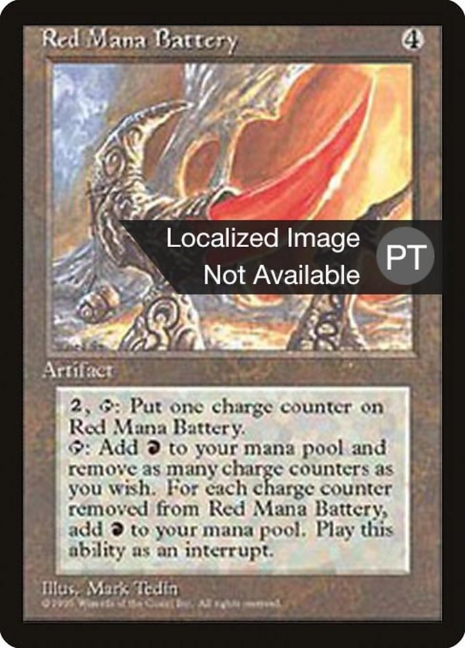 Red Mana Battery [Fourth Edition (Foreign Black Border)] | Card Merchant Takapuna