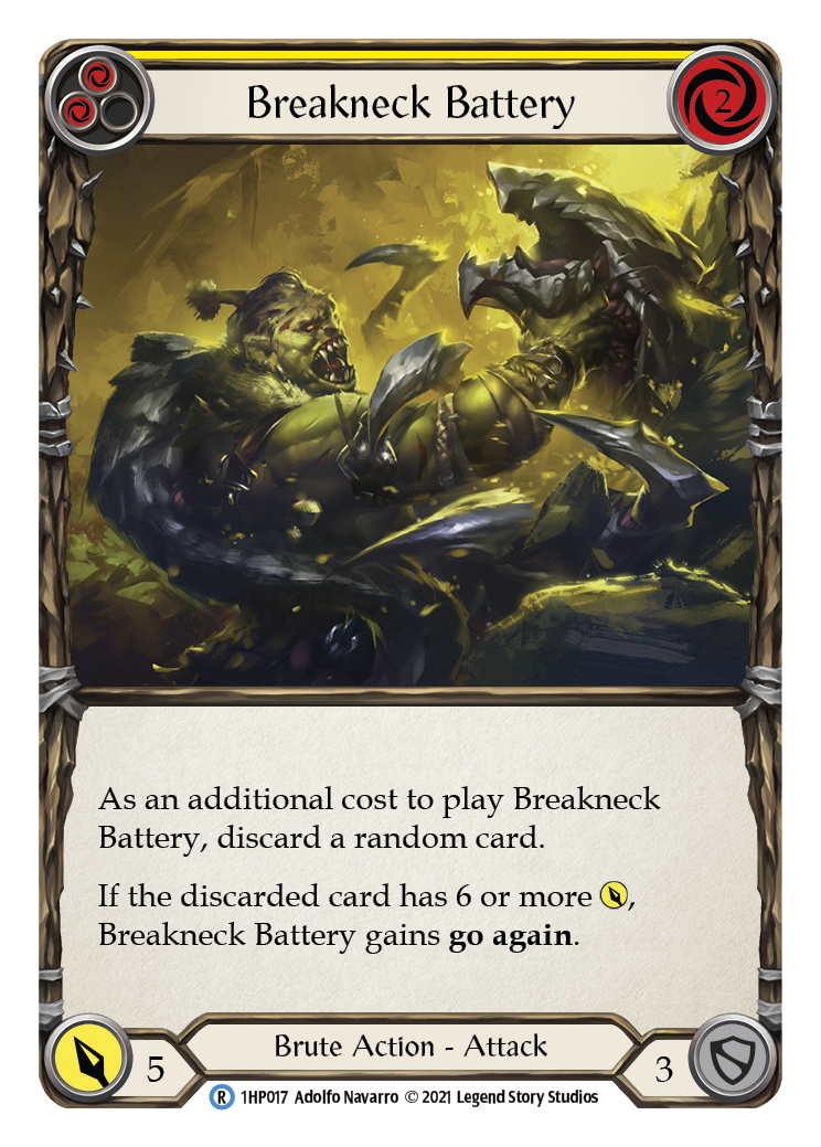 Breakneck Battery (Yellow) [1HP017] (History Pack 1) | Card Merchant Takapuna