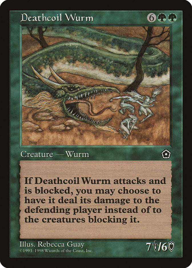 Deathcoil Wurm [Portal Second Age] | Card Merchant Takapuna