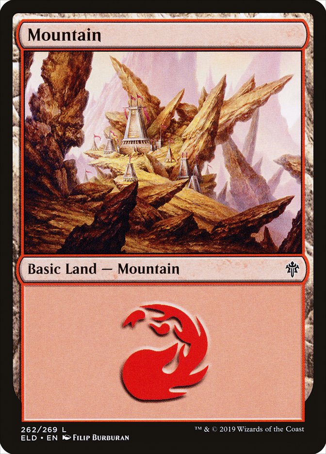 Mountain (262) [Throne of Eldraine] | Card Merchant Takapuna